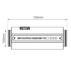 G.A.S - Extracteur Vector Revolution Silenced 764m³/h - 150 EC V2