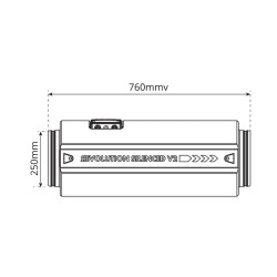 G.A.S - Extracteur Vector Revolution Silenced 1787m³/h - 250 EC V2