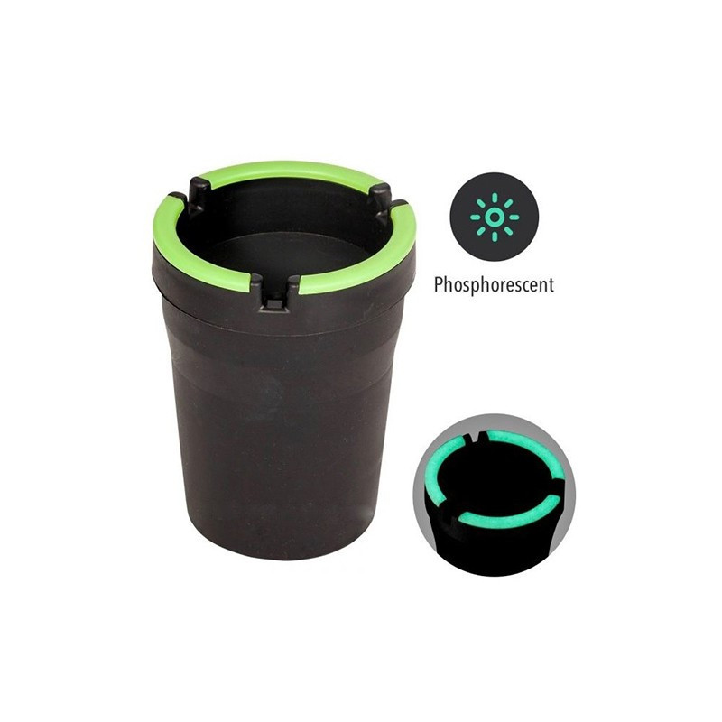 Cendrier de voiture phosphorescent - Bucket