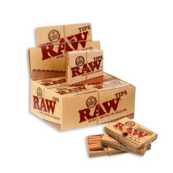 Raw - Lot de 20 paquets de filtres pré-roulés perfecto
