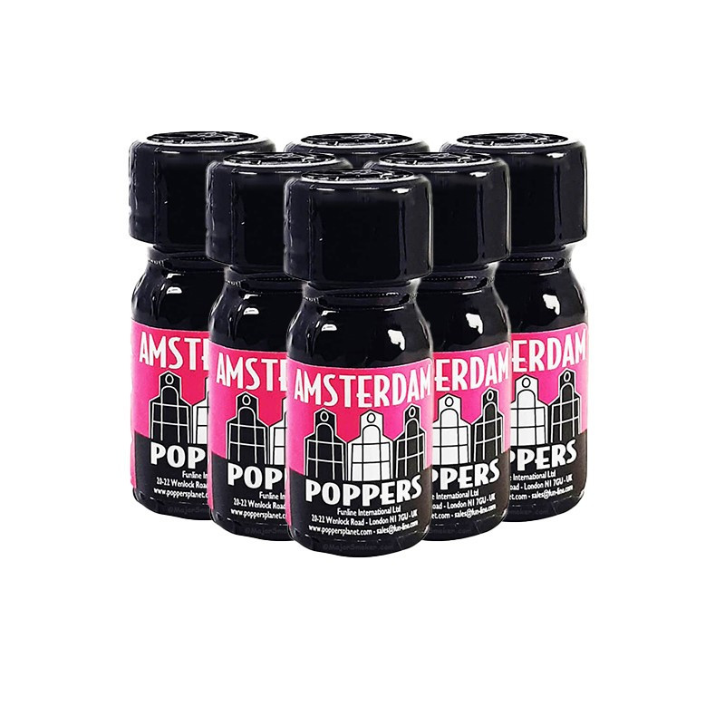 Lot de 18 Poppers Amsterdam - 13ml