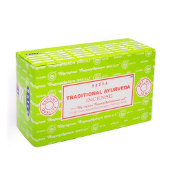 Satya - Lot de 12 encens TRADITIONAL AYURVEDA - 15G