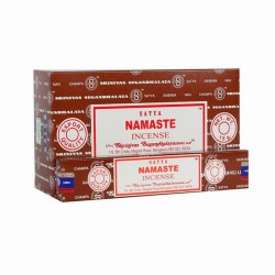 Satya - Lot de 12 encens NAMASTE - 15G