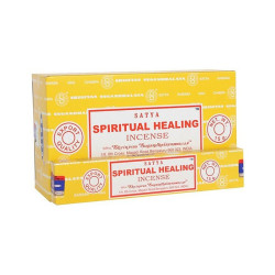 Satya - Lot de 12 encens SPIRITUAL HEALING - 15G