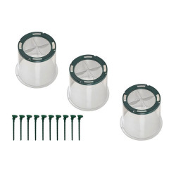 Garantia - Lot de 3 Serres cloches de potager Sunny (sur commande)