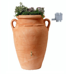 Garantia - Kit Amphore Antik + bac à fleurs - Terracotta 250L (sur commande)
