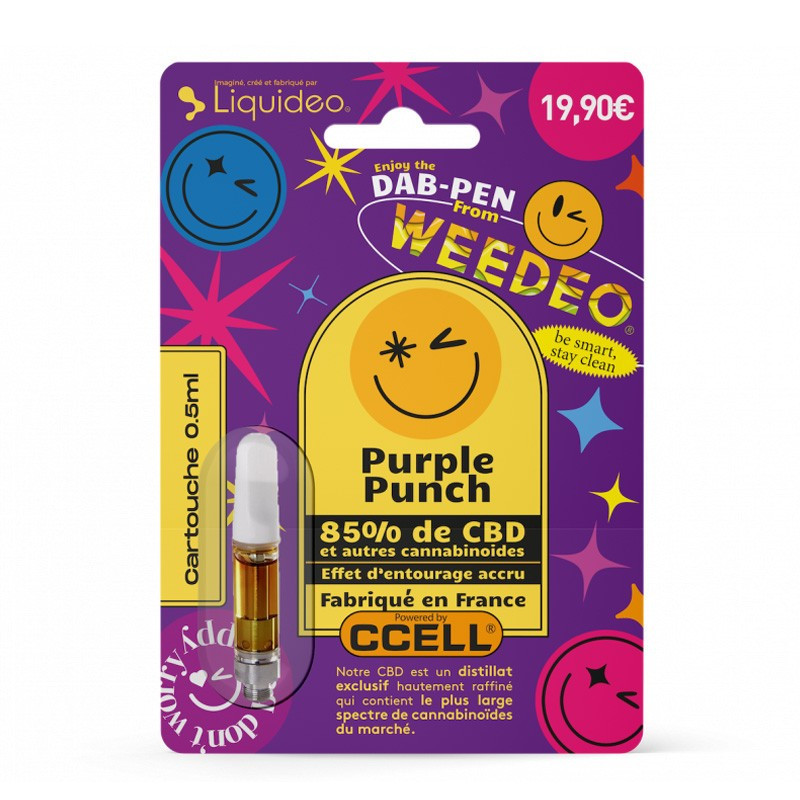 Weedeo - Cartouche CBD Dad Pod - Purple Punch