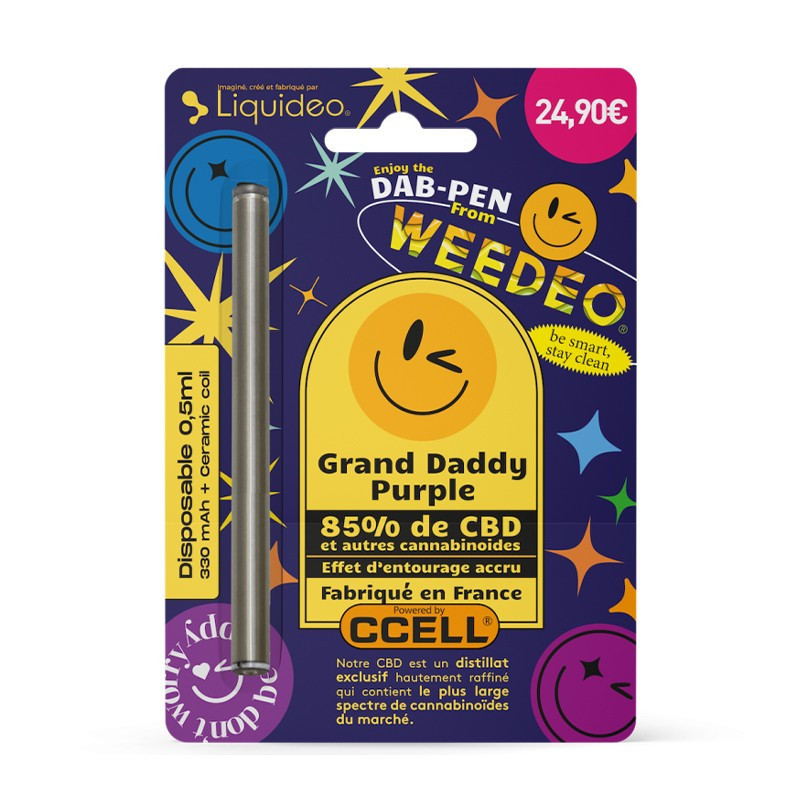 Weedeo - Vape Pen CBD - Grand Daddy Purple