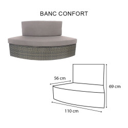 Netspa - Mobilier pour Spa Octopus - Ensemble de 5 modules