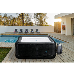 Netspa - Couvercle gonflable pour spa carré - 128x128cm