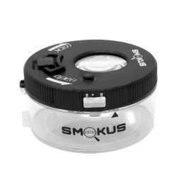 Smokus Focus - Jetpack black - Pot hermétique avec loupe