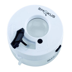 Smokus Focus - Jetpack infinity white - Pot hermétique avec loupe