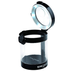 Smokus Focus - Eclipse black - Pot hermétique avec loupe