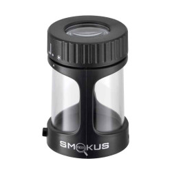 Smokus Focus - Horizon black - Pot hermétique avec loupe