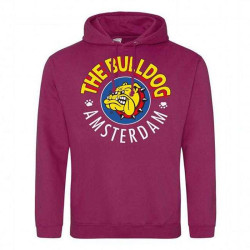 BULLDOG HOODY SWEATSHIRT PURPLE (S)