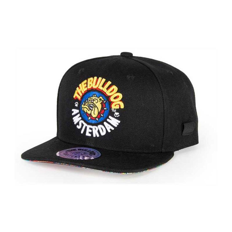 BULLDOG SNAPBACK CAP BLACK