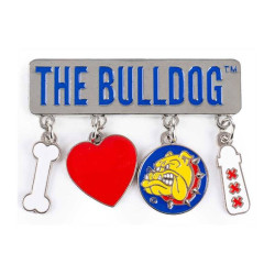 The Bulldog Amsterdam - Aimant decoratif - 4 pendants