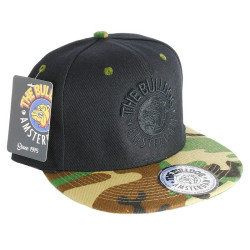 THE BULLDOG CASQUETTE PLATE ARMY LOGO NOIR