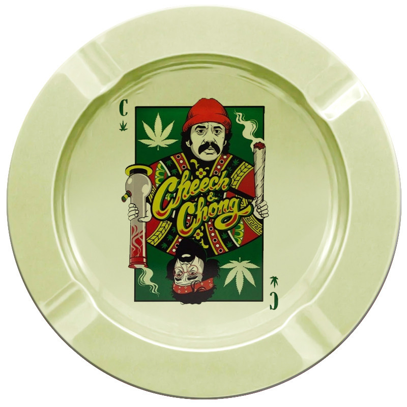 Cendrier Cheech & Chong - Carte - 13.5cm - G-Rollz