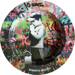 Cendrier Banksy's Graffiti - Prière enfant - 13.5cm - G-Rollz