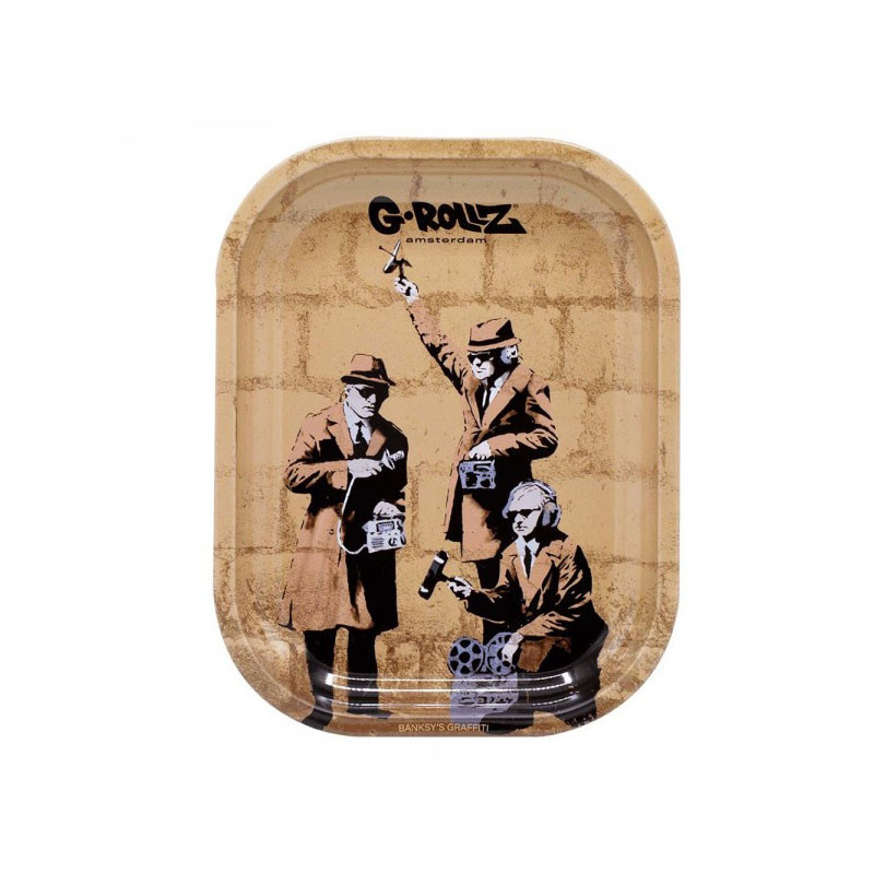 Plateau design métal - Small - Banksy's Spy Booth - 14x18cm - G-Rollz