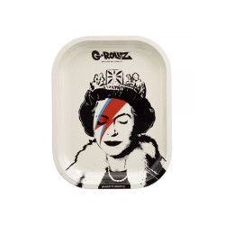 Plateau design métal - Small - Banksy's Lizzie Stardust - 14x18cm - G-Rollz