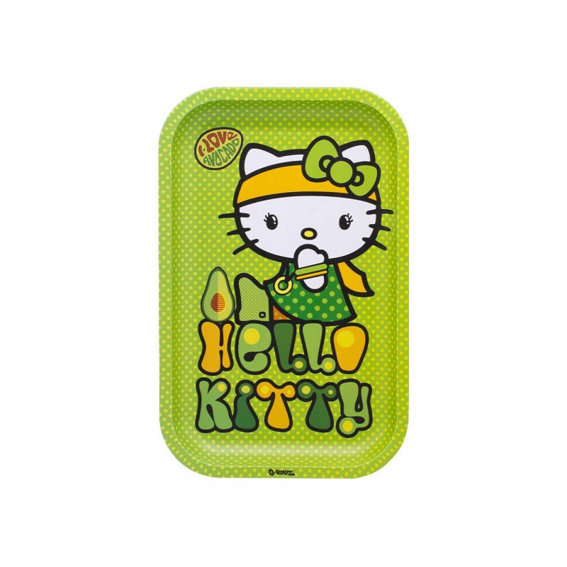 Plateau design métal - Médium - Hello Kitty Avocado - 27,5x17,5cm - G-Rollz