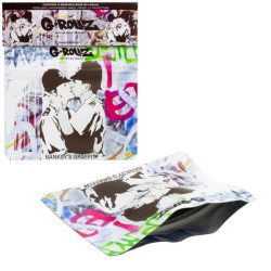 Pochettes x10 anti-odeur - Bansky's Cop on Cop - 90x80mm - G-Rollz