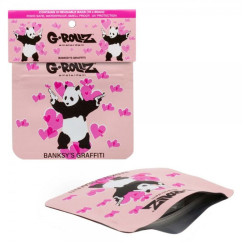 Pochettes x10 anti-odeur - Banksy's Graf Panda Gunnin - 70x60mm - G-Rollz