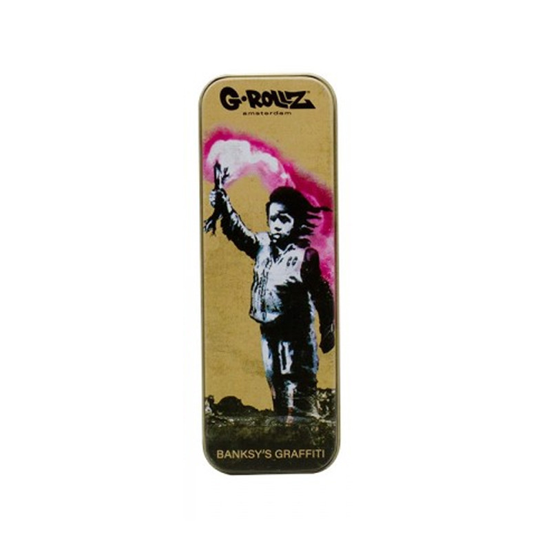 Boite métal - Banksy's Graf - Torch Boy 12X4X2.5CM - G-Rollz