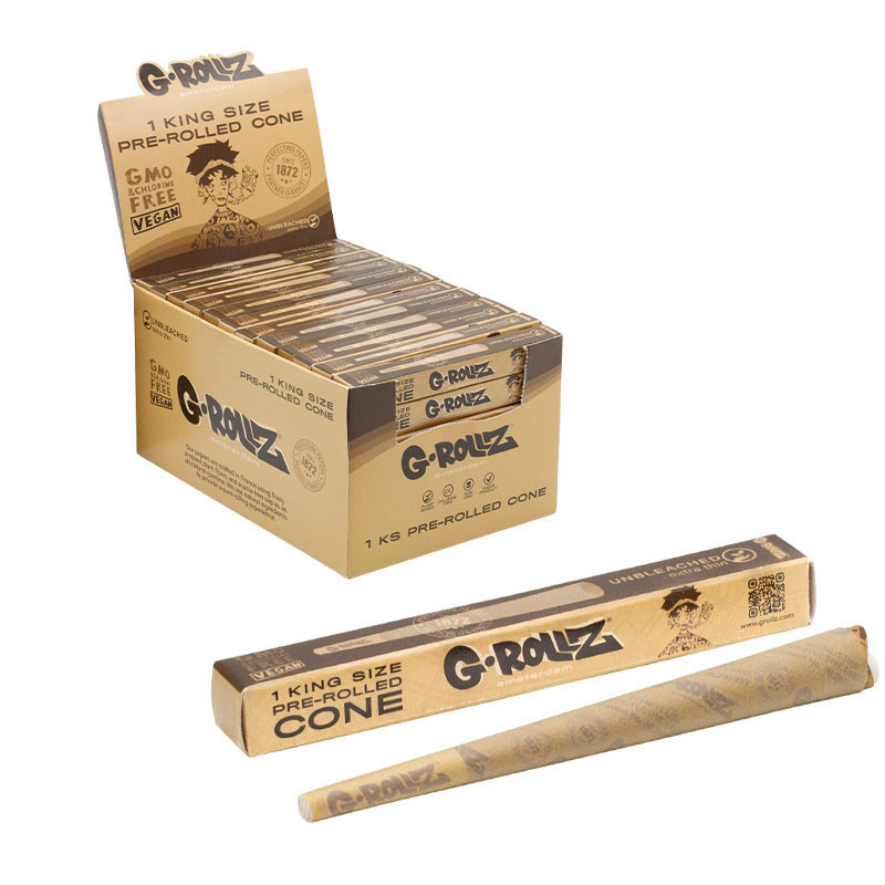 G-ROLLZ | BTE DE 72 CONES PRE ROULES KS NON BLANCHI EXTRA THIN