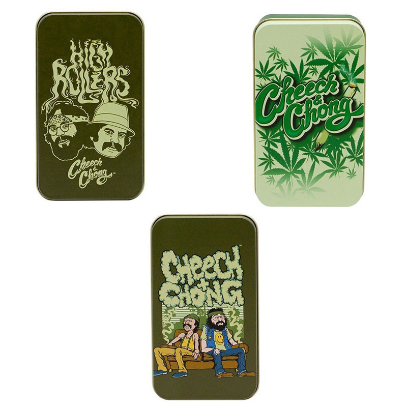 G-ROLLZ | CHEECH & CHONG LOT 15 BOITE set1. MEDIUM 11.5X6.5X2.3CM