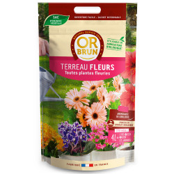 Or Brun - Fleurs - 4L - Terreau