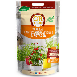 Or Brun - Potager et aromatiques - 4L - Terreau