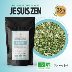 Pop CBD - Tisane CBD création - Je suis zen BIO - 60g