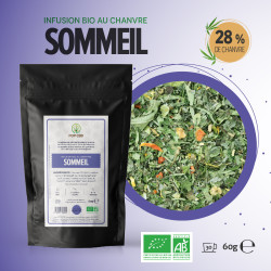 Pop CBD - Tisane CBD création - Sommeil BIO - 60g