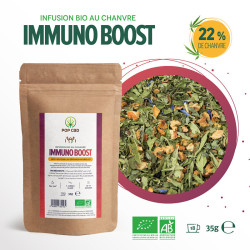 Pop CBD - Tisane Bien être CBD - Immuno Boost BIO - 35g