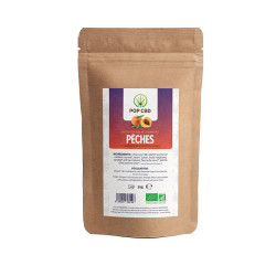 Pop CBD - Thé fruité CBD - Saveur Pêche BIO - 35g