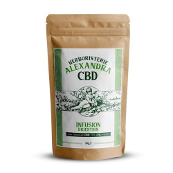 Herboristerie Alexandra - Thé au CBD - Bonne Digestion 30g