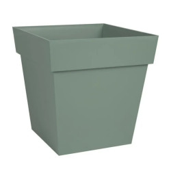 EDA - Pot bas carré Toscane 32x32cm vert laurier - 22L