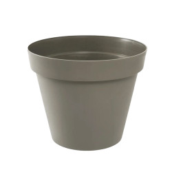 EDA - Pot rond Toscane Ø14cm 1.1L taupe