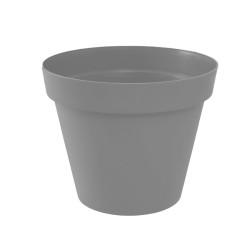 EDA - Pot rond Toscane Ø14cm 1.1L gris béton