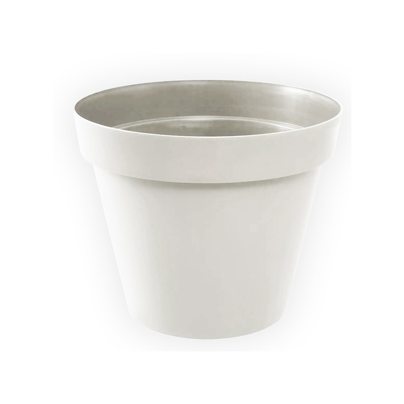 EDA - Pot rond Toscane Ø14cm 1.1L blanc