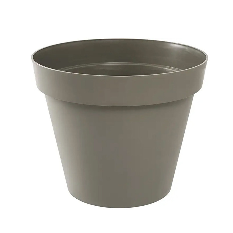 EDA - Pot rond Toscane Ø15cm 1.6L taupe