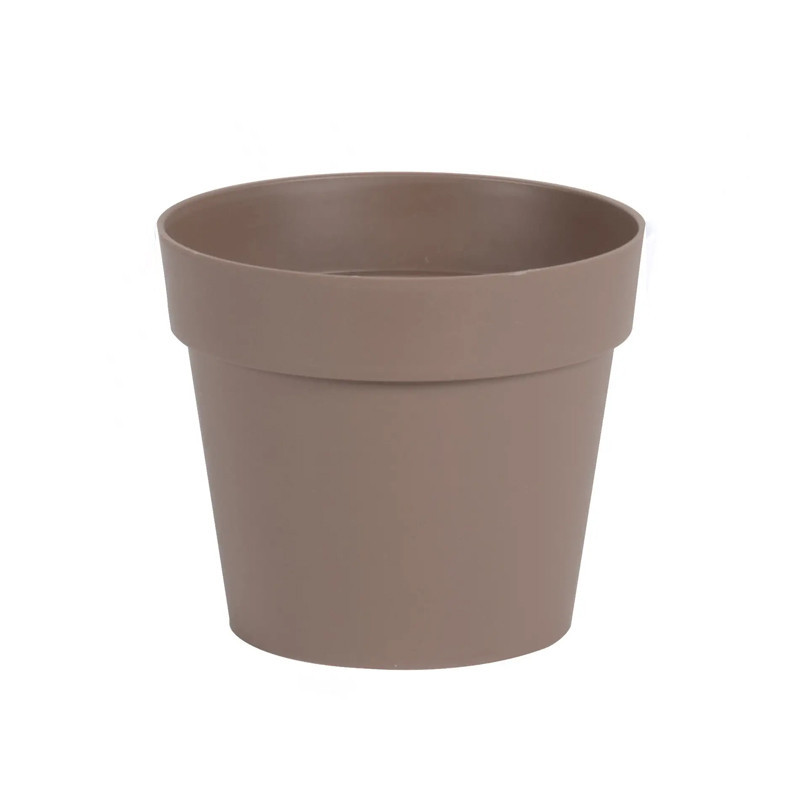 EDA - Pot rond Toscane Ø20cm 3L taupe