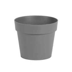 EDA - Pot rond Toscane Ø20cm 3L gris béton