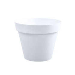 EDA - Pot rond Toscane Ø20cm 3L blanc