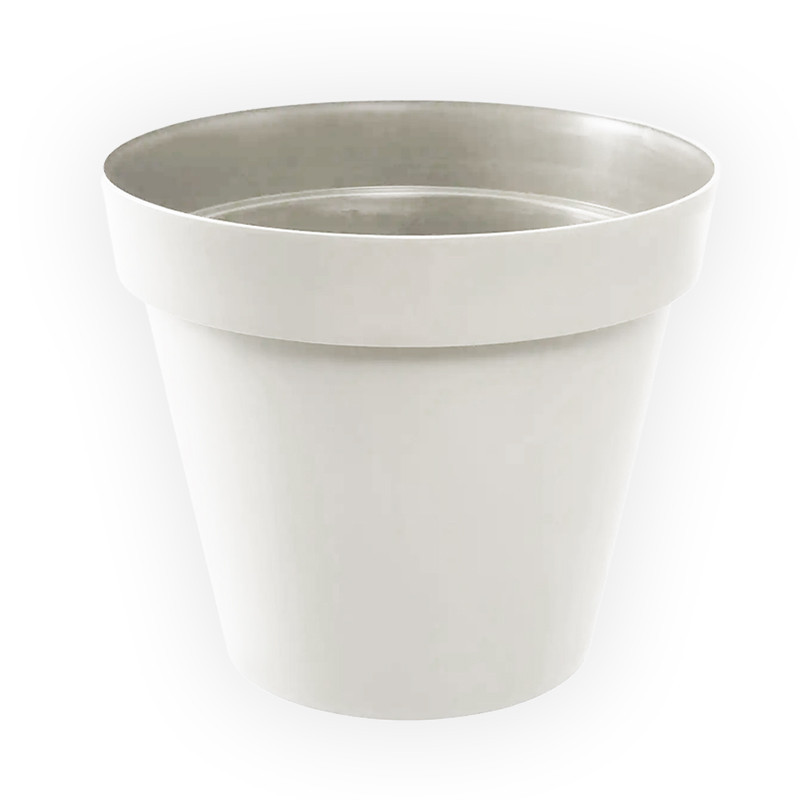 EDA - Pot rond Toscane Ø25cm 6L blanc