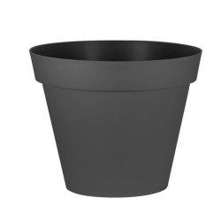 EDA - Pot rond Toscane Ø30cm 10L anthracite