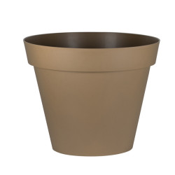 EDA - Pot rond Toscane Ø30cm 10L taupe